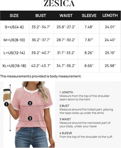 ZESICA Women's Casual Short Sleeve Pleated Shirts 2024 Summer Dressy Crewneck Color Block Tops in Saudi Arabia