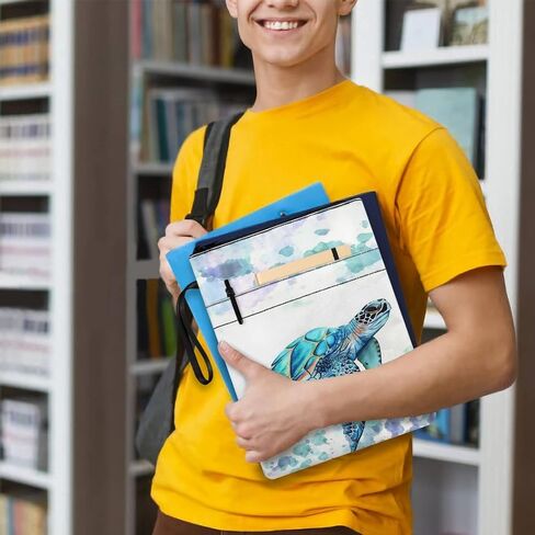 حافظة كتب على شكل سلحفاة زرقاء لمحبي الكتب من TOADDMOS، حافظة كتب بسحاب، واقي للكتاب قابل للغسل، غلاف كتاب غلاف ورقي مع جيب للبالغين في سن المراهقة in Kuwait