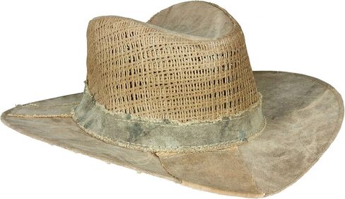 Real Deal Brazil Brisa Ventilated Recycled Tarp Hat, Large (23 in.), Handcrafted in Brazil in Saudi Arabia