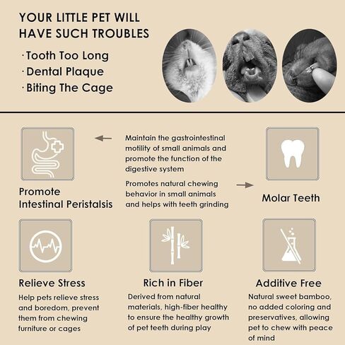 arespark تيموثي القش العصي للأرانب 50pcs، خنازير غينيا الأرانب الهامستر مضغ اللعب، الطبيعية تيموثي العشب المولي الأسنان طحن يعامل للحيوانات الصغيرة يعامل in Kuwait