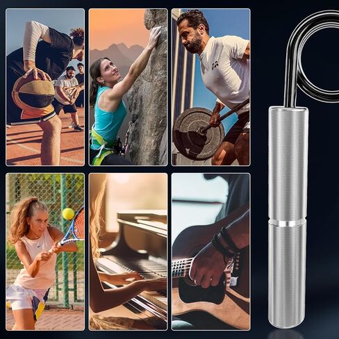 مدرب قوة القبضة 4 عبوات، مقوي قبضة اليد المعدنية 50 رطل - 200 رطل، تمرين رائع للمعصم والساعد، تمرين الساعد عالي التحمل غير قابل للانزلاق لبناء العضلات in Kuwait