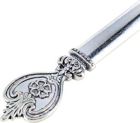 فتاحة حروف معدنية من HEVSTIL، فتاحة أظرف مطلية بالمعدن العتيق باللون الفضي، أداة تقطيع الأظرف اليدوية لمستلزمات البريد المنزلية والمكتبية in Kuwait