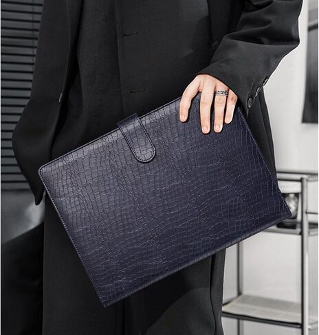 حافظة دفتر ملاحظات من Padfolio، حامل دفتر ملاحظات قانوني، حافظة جلدية بحجم A4 للرجال والنساء، أزرق in Kuwait