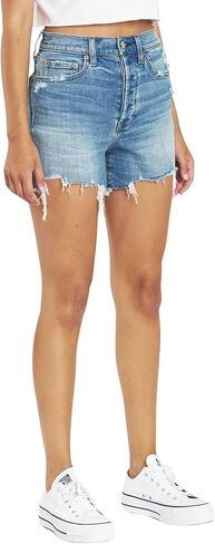 DAZE Women's Bottom Line High-Rise Vintage Jean Shorts in Saudi Arabia