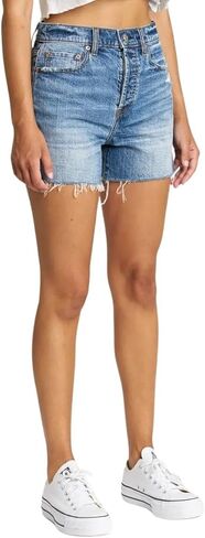 DAZE Women's Bottom Line High-Rise Vintage Jean Shorts in Saudi Arabia
