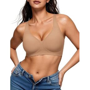 EUYZOU Wireless Jelly Bras for Women Full Coverage Supportive Push Up Bra Seamless Comfortable No Underwire Everyday Bras in Saudi Arabia