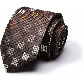 joy alice Plaid Ties for Men 145CM Stripe Men's Ties Formal Designer Woven Jacquard Neckties for Wedding Business in Kuwait