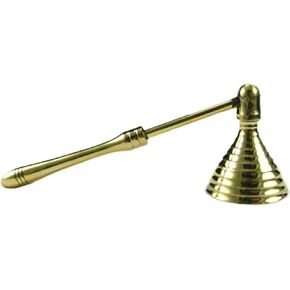 Biedermann & Sons Candle Snuffer, Ribbed Mini Brass 5" Long, M2305 in Saudi Arabia
