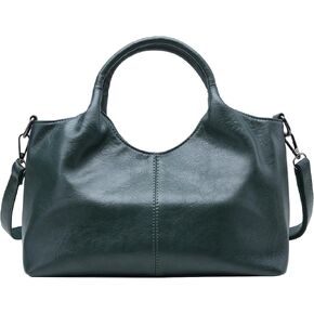 Leather Women's Shoulder Handbags, Purses for Women, Leather Purse Designer Handbags Soft Tote Hobo Bags in Saudi Arabia