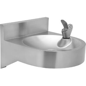 Water Drinking Fountain Wall Mounted for Schools, Parks, Gyms, Compact & Space-Saving Design, Commercial Hydration Station One-Click Water Output, Stainless Steel Drinking Water Fountain in Saudi Arabia