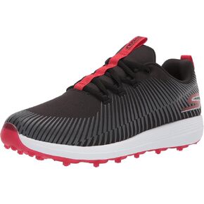 Skechers mens Max Golf Shoe, Black/White Mesh, 7.5 US in Saudi Arabia