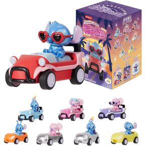 MINISO Disney Stitch Keycap Blind Box Confession Highway Series - ABS Sliding Collectible Action Figures, 4-1 Stitch Ornament for Desk, Keyboard Keychain Decor, Stress Relief Toys for Boys, Girls in Saudi Arabia