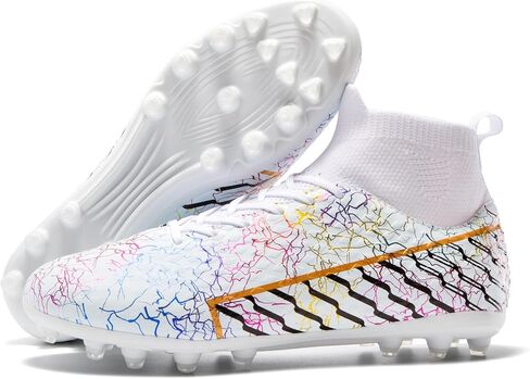 Soccer Cleats Boys Girls High-top Training Soccer Shoes in Saudi Arabia