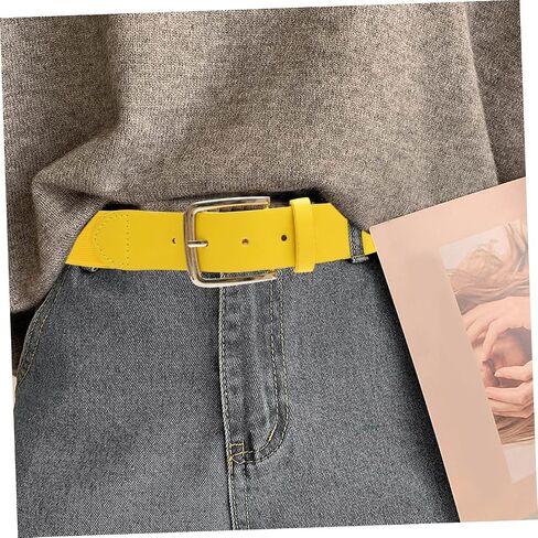 Uonlytech Elastic Baseball Belt for Men Women Softball Belt Stretch Adjustable Sports Waistband Outdoor Yellow Softball Protective Gear Random Color in Kuwait