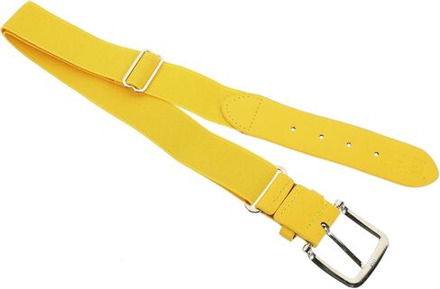 Uonlytech Elastic Baseball Belt for Men Women Softball Belt Stretch Adjustable Sports Waistband Outdoor Yellow Softball Protective Gear Random Color in Kuwait