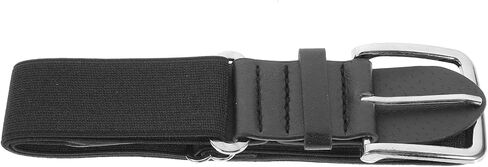 FRCOLOR Baseball Belt Elastic Sports Belt for Men and Youth, Black Faux Leather Adjustable Softball Waistband for Outdoor Activities in Kuwait