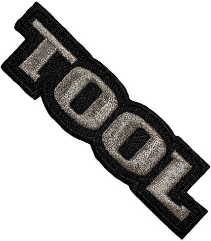 Tool Opiate Woven Logo Iron On Patch (One Size) (Black/Gray) in Saudi Arabia
