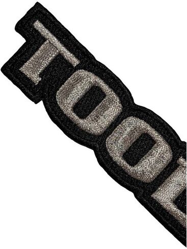 Tool Opiate Woven Logo Iron On Patch (One Size) (Black/Gray) in Saudi Arabia