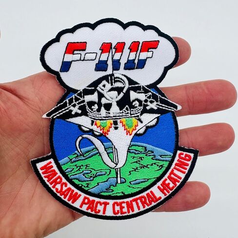 رقعة الجناح المقاتل التكتيكي 48 F-111 RAF Lakenheath - 4 بوصة، دعامة بلاستيكية، رقعة التراث للقوات الجوية - Squadron Nostalgia LLC، مملوكة للمحاربين القدامى in Kuwait