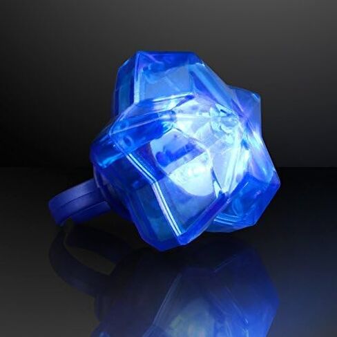 Star Shaped Light Up Rings in Red, White & Blue (Set of 24) in Kuwait