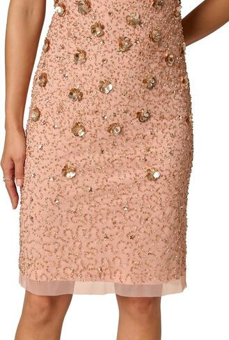 Adrianna Papell Embellished Mikado Gown in Kuwait