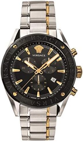 Versace Mens Black 44 mm V-Chrono Watch VEHB00619 in Kuwait