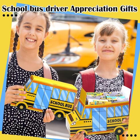 Shyyween 6 Pairs School Bus Driver Appreciation Gifts Socks Bulk Bus Drivers Essentials Crew One Size Socks Thank My Driver Gifts for Men Women Adults Birthday Retirement Accessories Party Supplies in Kuwait
