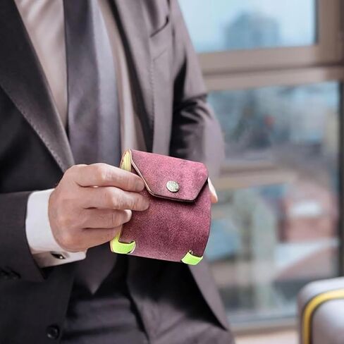 Cash Wrap Wallet with Clasp,Fast Cash Access Money Holder, Leather Money Wallet Organizer, With Brass Magnetic Clasp in Kuwait