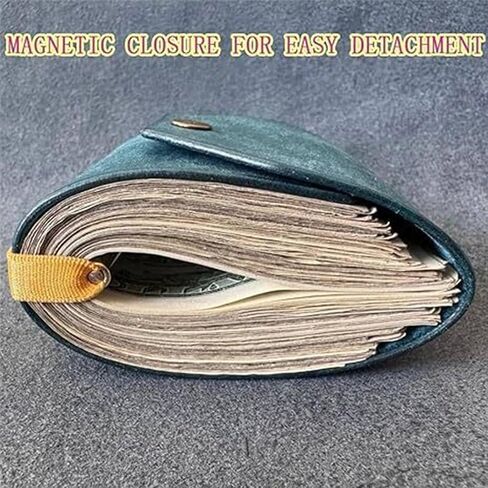 Cash Wrap Wallet with Clasp,Fast Cash Access Money Holder, Leather Money Wallet Organizer, With Brass Magnetic Clasp in Kuwait