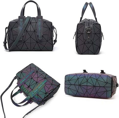 Handbags Womens Geometric Luminous Purse bags Ladies Top Handle Satchel Bags in Saudi Arabia