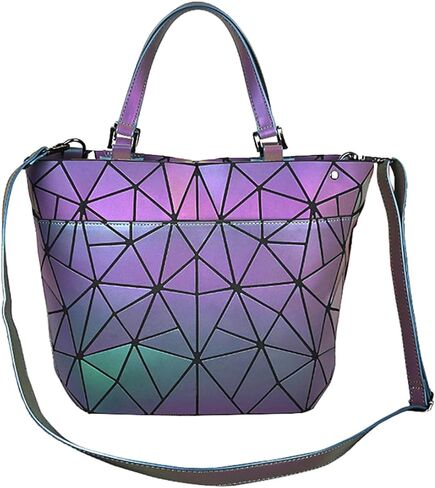 Handbags Womens Geometric Luminous Purse bags Ladies Top Handle Satchel Bags in Saudi Arabia