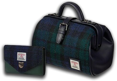 Islander Set from Harris Tweed Medium Doctor Bag & Small Clasp Purse Gift Idea in Kuwait