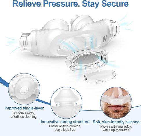 2 Pcs P30i Nasal Pillows Upgraded Cushion for AirFit P30i Nose Mask– Soft Comfort, Noise Reduction, Great-Value CPAP Supplies (Medium) in Saudi Arabia