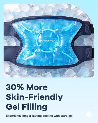 Knee Ice Pack Wrap 60-Minute Long-Lasting Ice Pack for Knee Pain Relief, Reusable Gel Ice Wrap for Leg Injuries, Swelling, Knee Replacement Surgery, Cold Therapy for Arthritis, Meniscus Tear, ACL Blue in Saudi Arabia