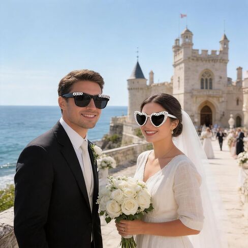 Just Engaged Sunglasses, Engagement Party Favors, Just Engaged Decorations, Engagement Gifts for Women, Bride and Groom Sunglasses for Wedding Accessories, Wedding Essentials in Saudi Arabia