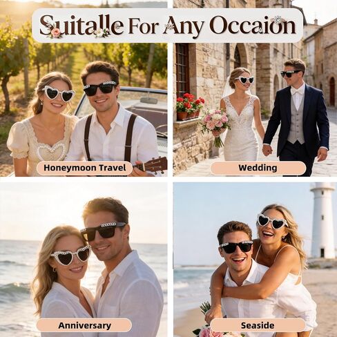 Just Engaged Sunglasses, Engagement Party Favors, Just Engaged Decorations, Engagement Gifts for Women, Bride and Groom Sunglasses for Wedding Accessories, Wedding Essentials in Saudi Arabia