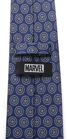 Cufflinks Inc. Captain America Shield Blue Men's Tie in Kuwait