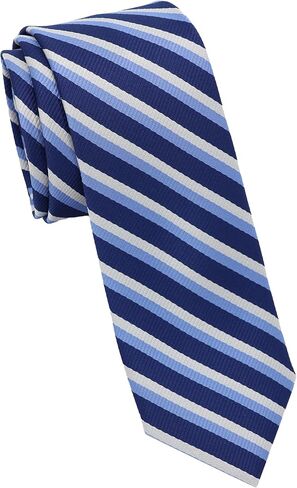 Ben Sherman Men’s Slim Striped Necktie | 2.75" Width | Classic & Modern Woven Designs for Business, Wedding & Formal Wear in Kuwait