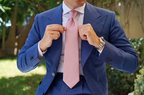 OTAA Dusty Rose Vintage Twill Necktie Casual Ties for Men - Perfect Neck Tie for Groomsmen Wedding Ties or Formal Occasions - Ideal Gifts for Him in Saudi Arabia