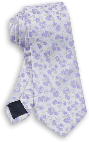 Floral Ties for Men, Satin Mens Ties with Flower Printed Suit Men's Neckties for Wedding Party Banquet Business in Saudi Arabia