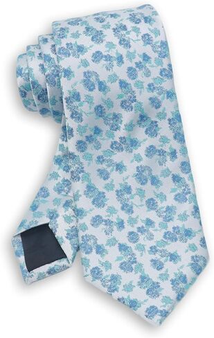 Floral Ties for Men, Satin Mens Ties with Flower Printed Suit Men's Neckties for Wedding Party Banquet Business in Saudi Arabia