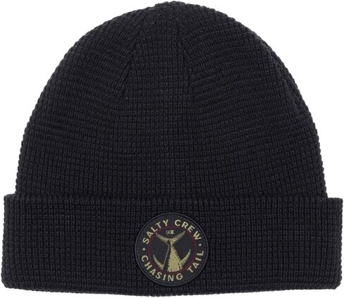 Salty Crew Coastal Beanie – Women’s Warm Knit Winter Hat with Fold Cuff & Waffle Texture for Everyday Cold-Weather Wear in Kuwait