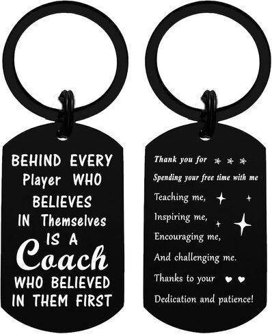 Coach Appreciation Gifts for Men, Thank You Coach Keychain for Baseball Softball Soccer Volleyball Basketball Coaches in Saudi Arabia