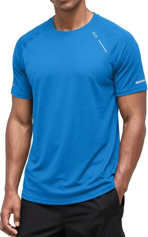 Comdecevis Men's Workout Shirts Dry Fit UPF 50+ Sun Shirts Cooling Moisture Wicking Athletic Gym Tops in Saudi Arabia