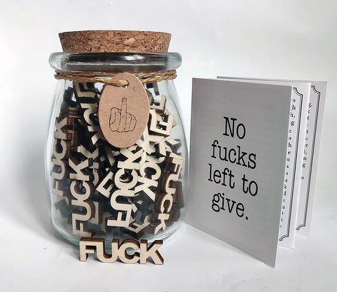 Fuck to Give Jar - Funny Gift for Friend, Family or Anniversaries (7oz) in Saudi Arabia