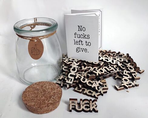 Fuck to Give Jar - Funny Gift for Friend, Family or Anniversaries (7oz) in Saudi Arabia