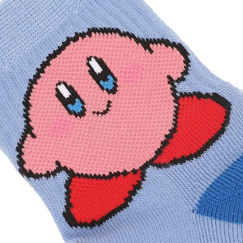 Bioworld Kirby Waddle and AOP Kirby Womens Casual Quarter Crew Socks 3 Pack in Kuwait