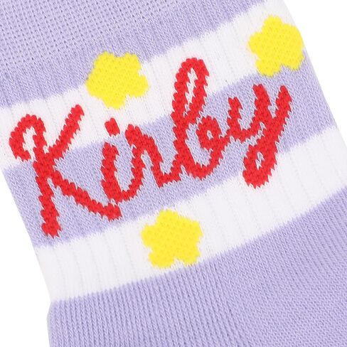 Bioworld Kirby Waddle and AOP Kirby Womens Casual Quarter Crew Socks 3 Pack in Kuwait