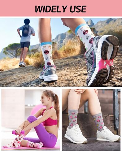 Eurzom 8 Pairs Speech Socks Speech Language Pathologists Gifts for Women Cute Motivational Slp Socks Therapist Appreciation Gift for Teacher Therapist Pathologist Coworker in Kuwait