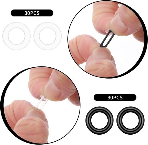 60 Pcs Eyeglass Hinge Tighteners Eyeglass Repair Kits Silicone Frame Grips Universal Eye Glass Tightening Kit with 2 Pcs Screwdrivers for Women Men Loose Temple Arms Accessories in Kuwait